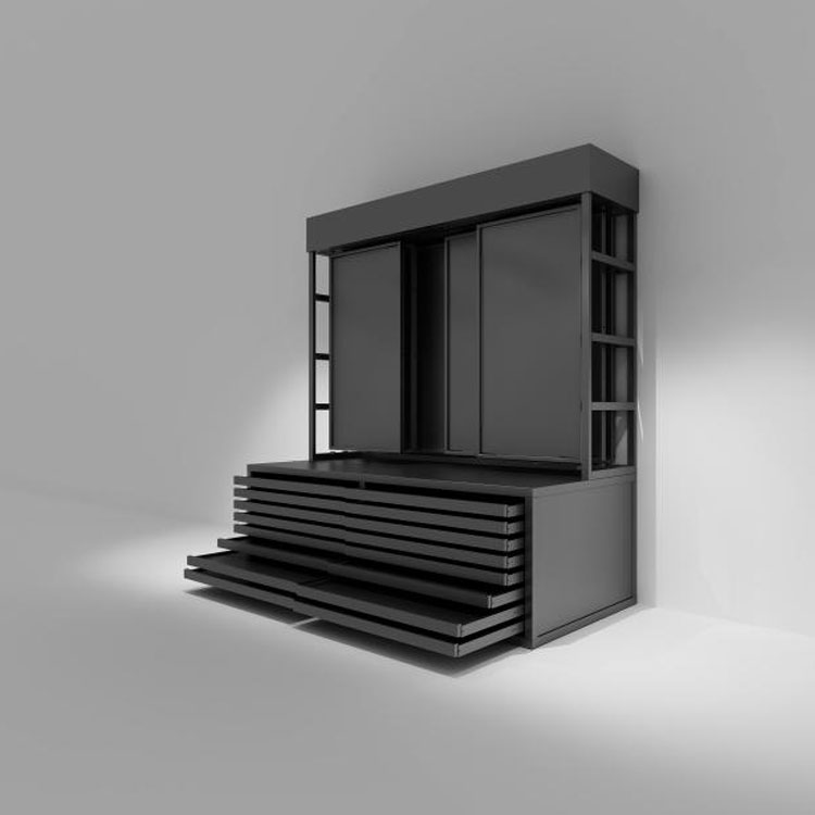 Heavy Duty Flat Laci Stone Rak Display