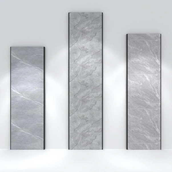 Wall Mounted Tile Display Rack kanggo Pameran Dagang